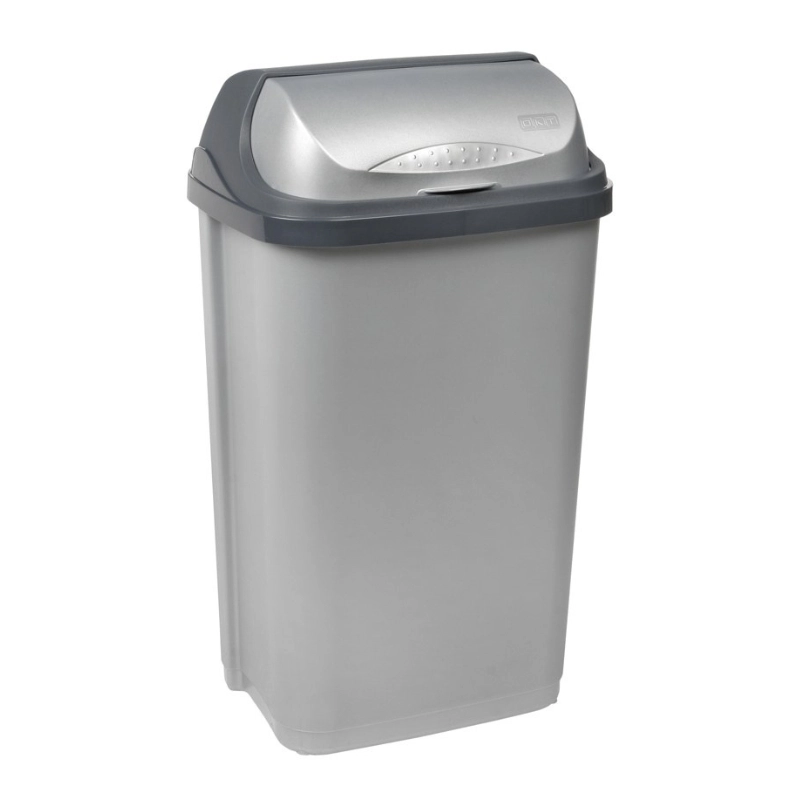 Waste bin with rotating lid 50L