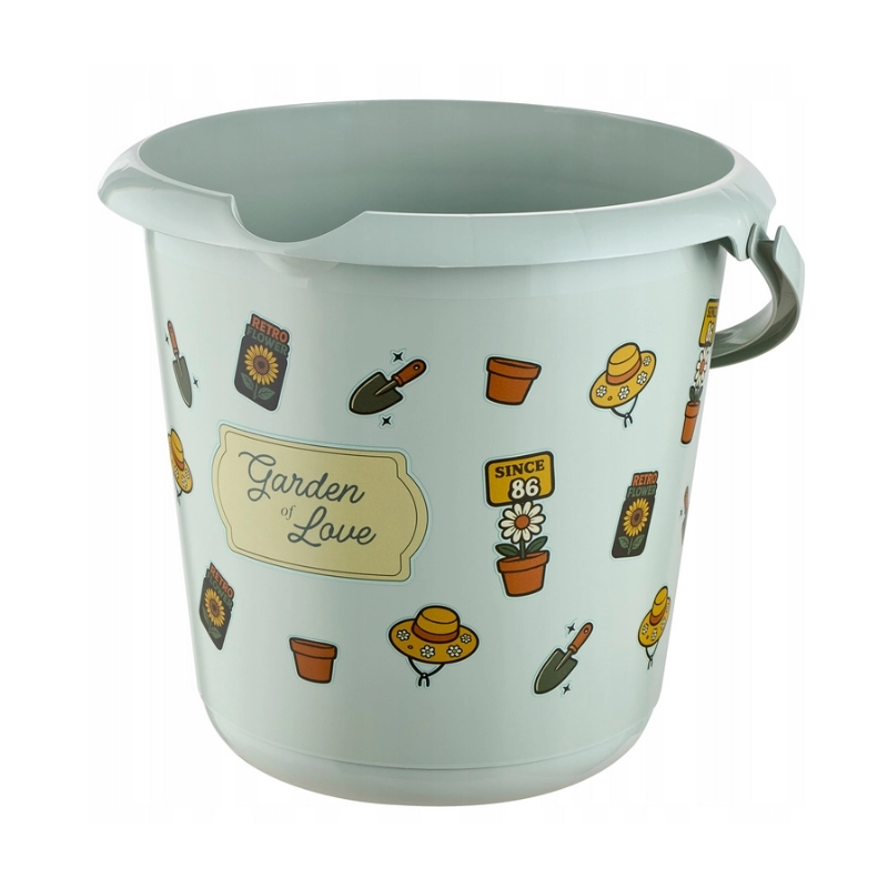 BUCKET WITH DECOR 10L 12600320346 0612600320346