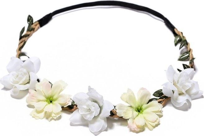 Kemer Wianek  headband  rich flowers wreath