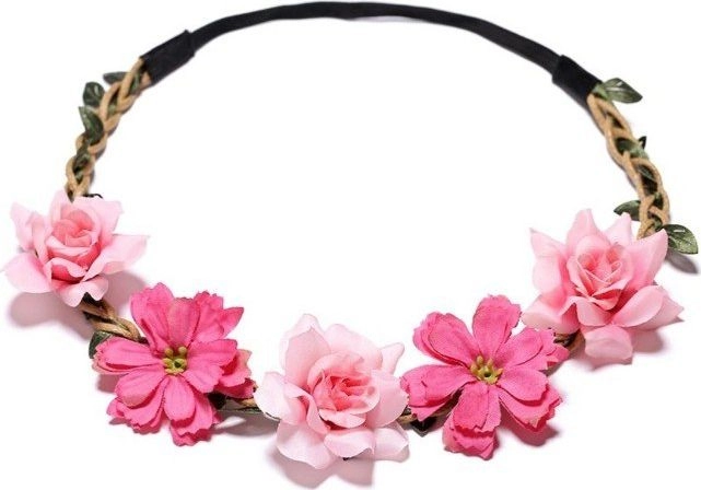 Kemer Wianek headband  rich flowers wreath