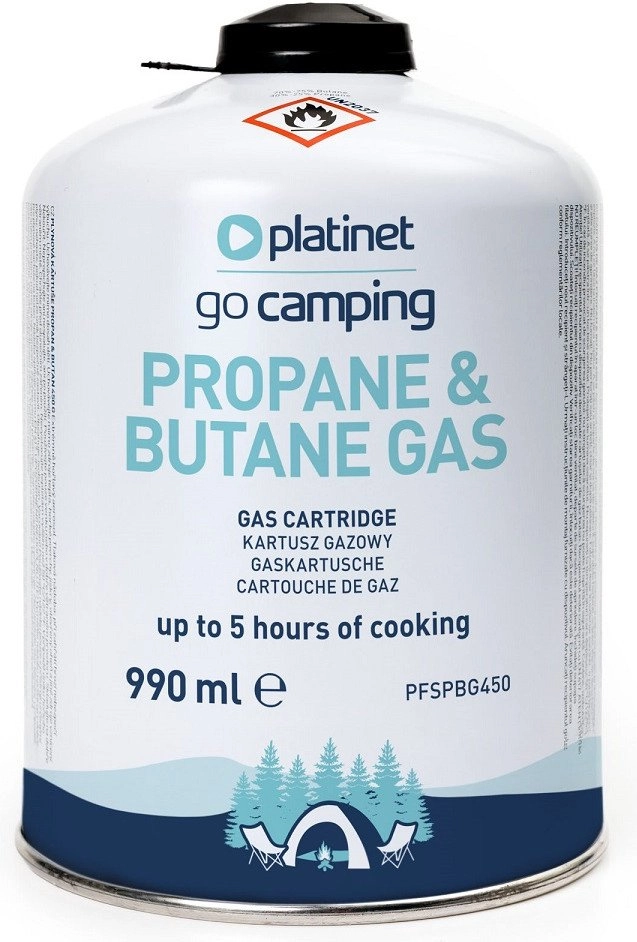 PLATINET BUTANE PROPANE GAS CARTRIDGE CANISTER
