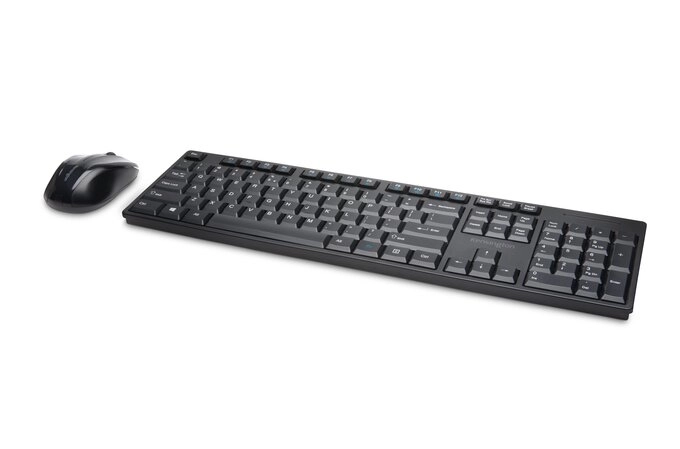 Kensington Pro Fit tastatūra Pele iekļauta Birojs RF Bezvadu QWERTZ Vācu Melns