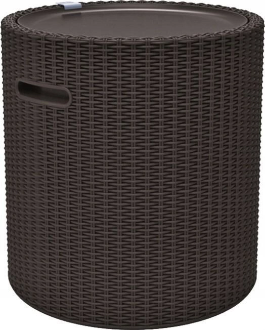 Garden table/storage box Cool Stool brown