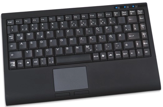 KeySonic ACK-540U+ (DE) tastatūra Birojs USB QWERTZ Melns