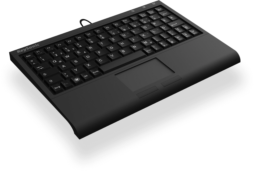 KeySonic ACK-3410 tastatūra Birojs USB QWERTZ Vācu Melns