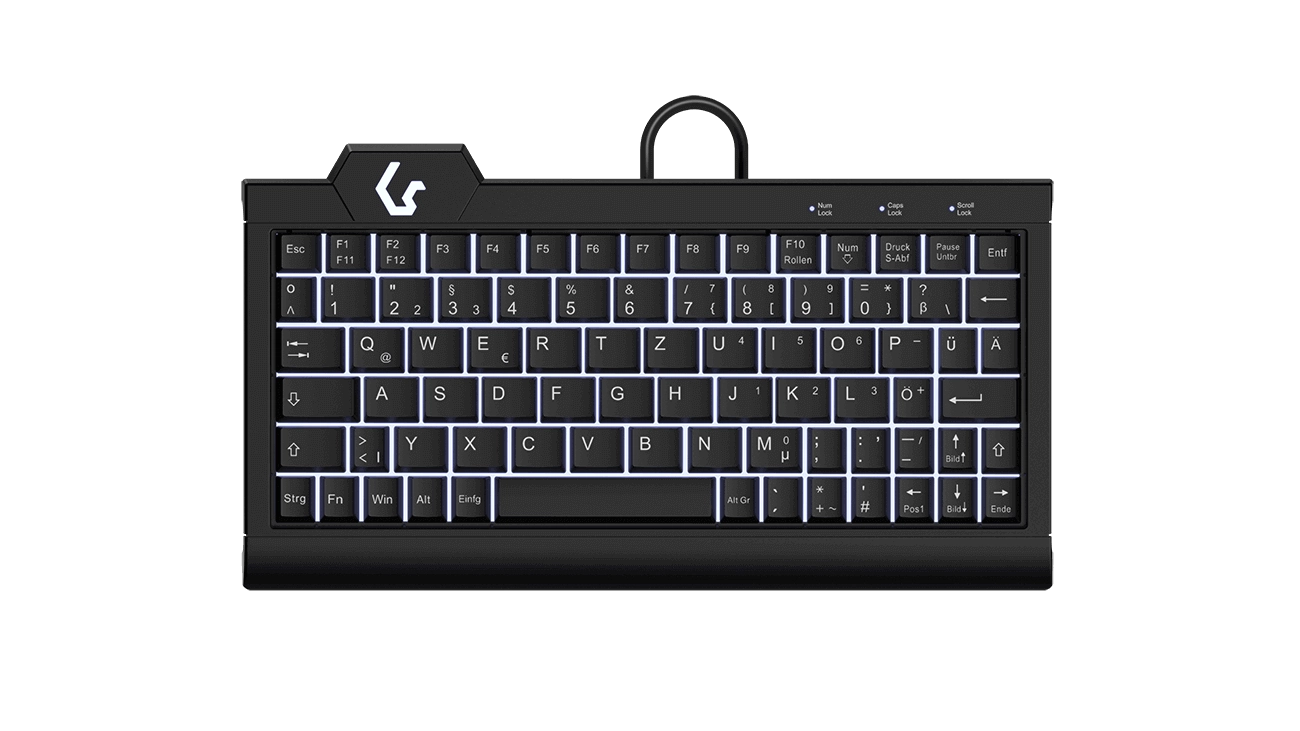 KeySonic KSK-3010ELC (DE) keyboard Home USB