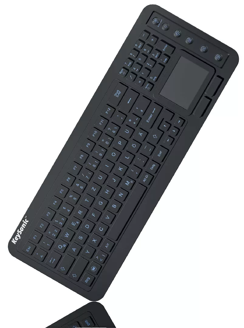 KeySonic KSK-6231INEL tastatūra USB QWERTZ Vācu Melns