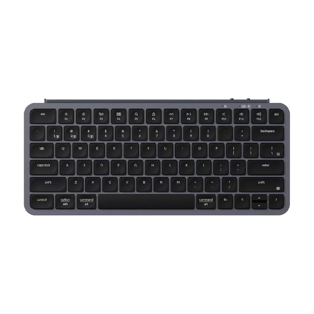 Keychron B1P-K1 keyboard Home/Office USB + RF Wireless + Bluetooth Grey