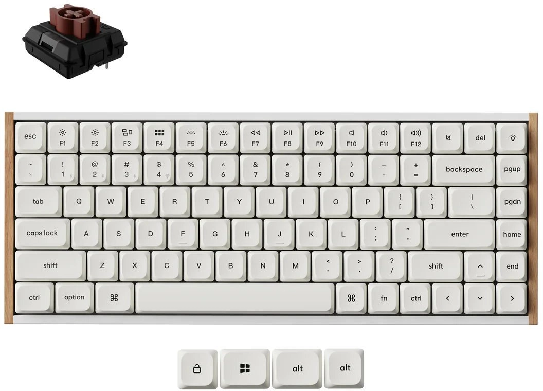 Keychron K3U-Q3Z 75% Milk POM Brown