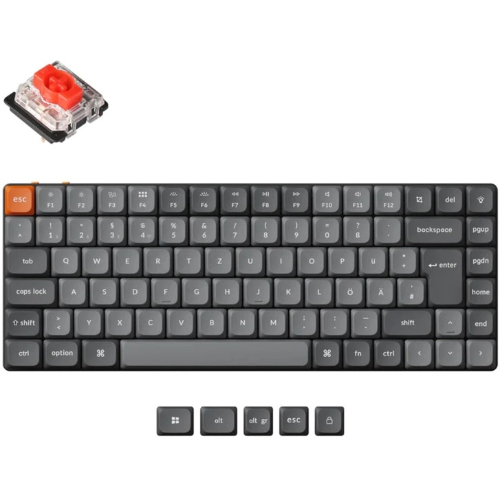 Keychron K3 Max (gray/orange DE layout