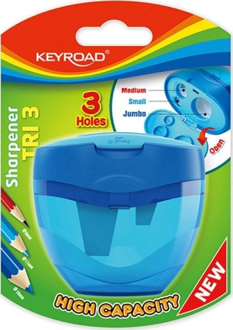 Keyroad Pencil sharpener plastic triple blister