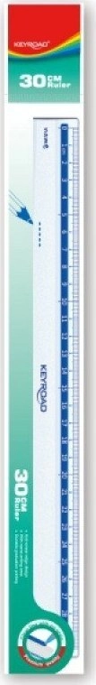 Keyroad Linijka plastikowa KEYROAD 30 cm