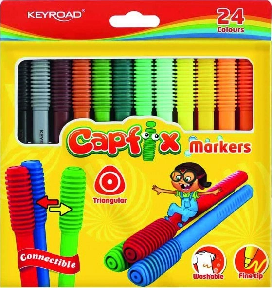 Keyroad KEYROAD felt-tip pens  triangular  washable