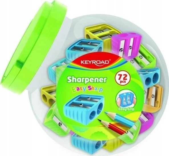 Keyroad Temperówka plastikowa KEYROAD Easy-Sharp podwójna