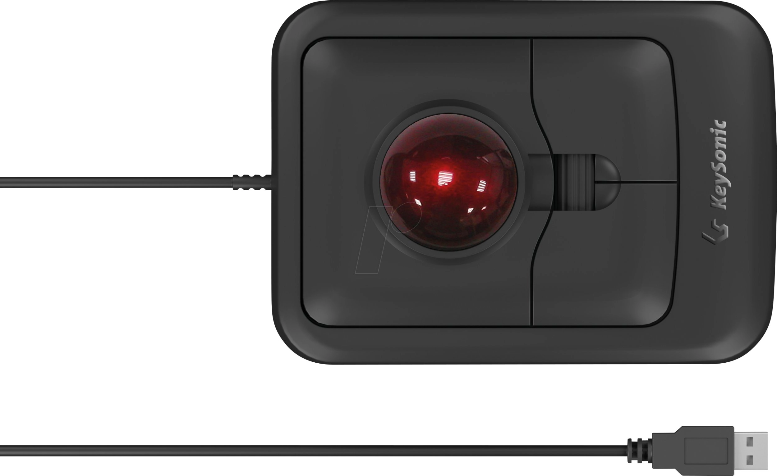 KeySonic mouse with trackball  BK  KSM-4006-UT