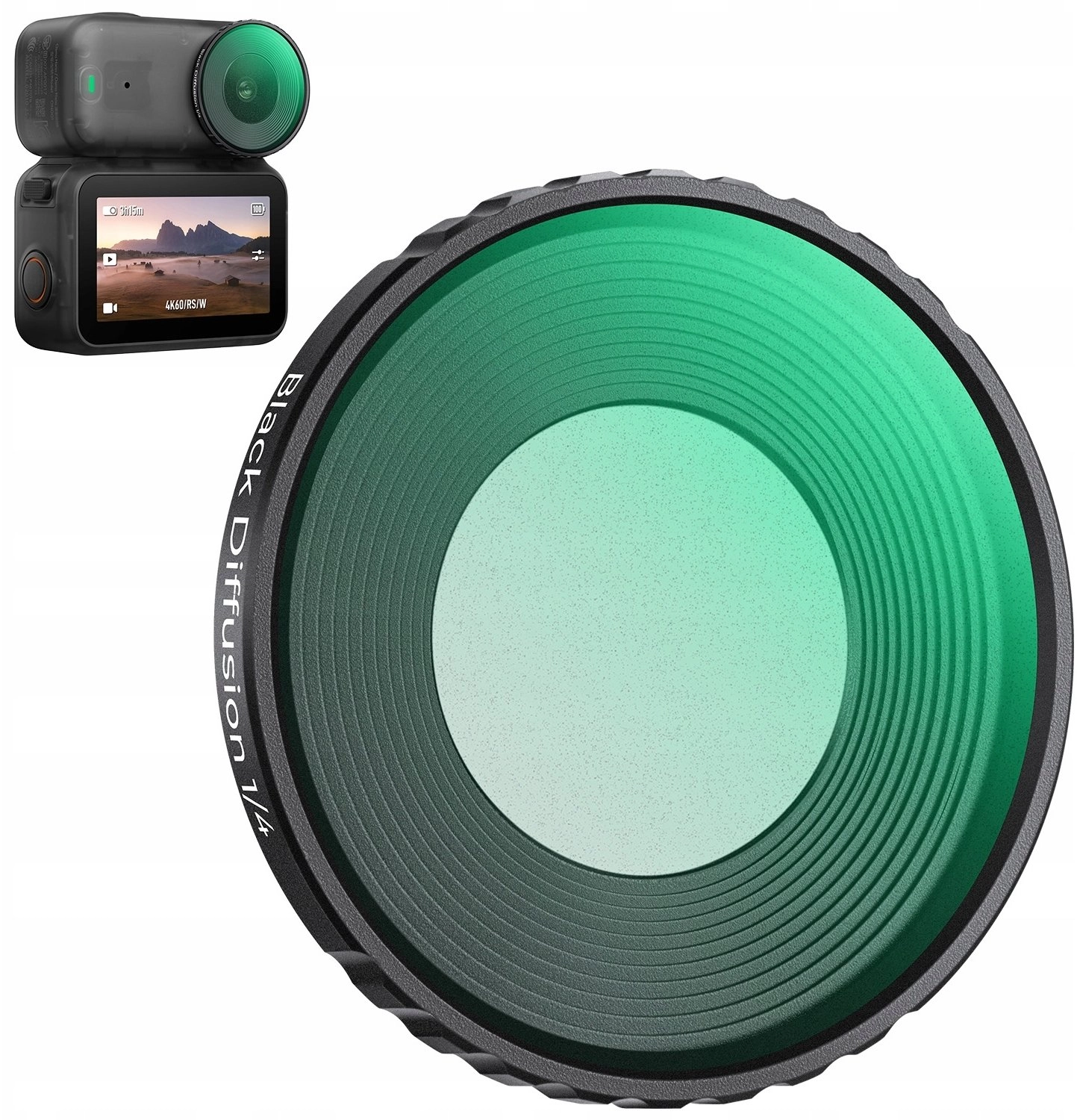 Black Diffusion 1/4 Effect Filter For