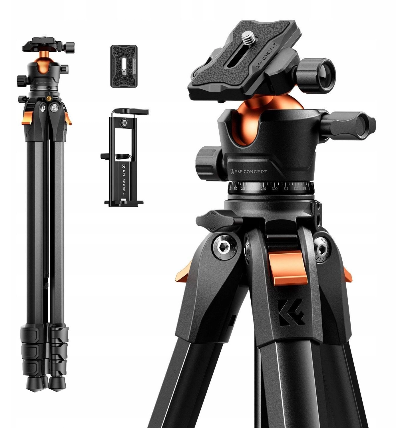 Kf Tripod Photo Video Tripod 172cm