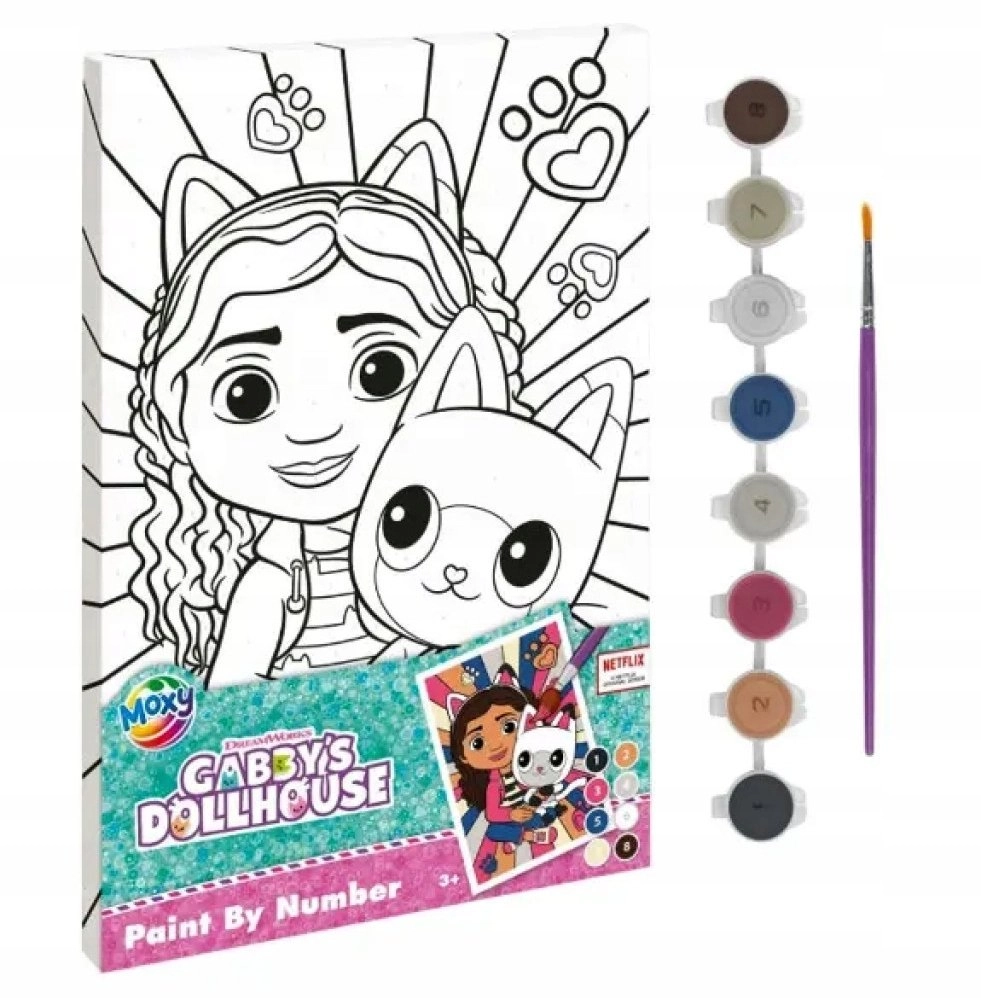 Kids Euroswan Cat House Gabi painting