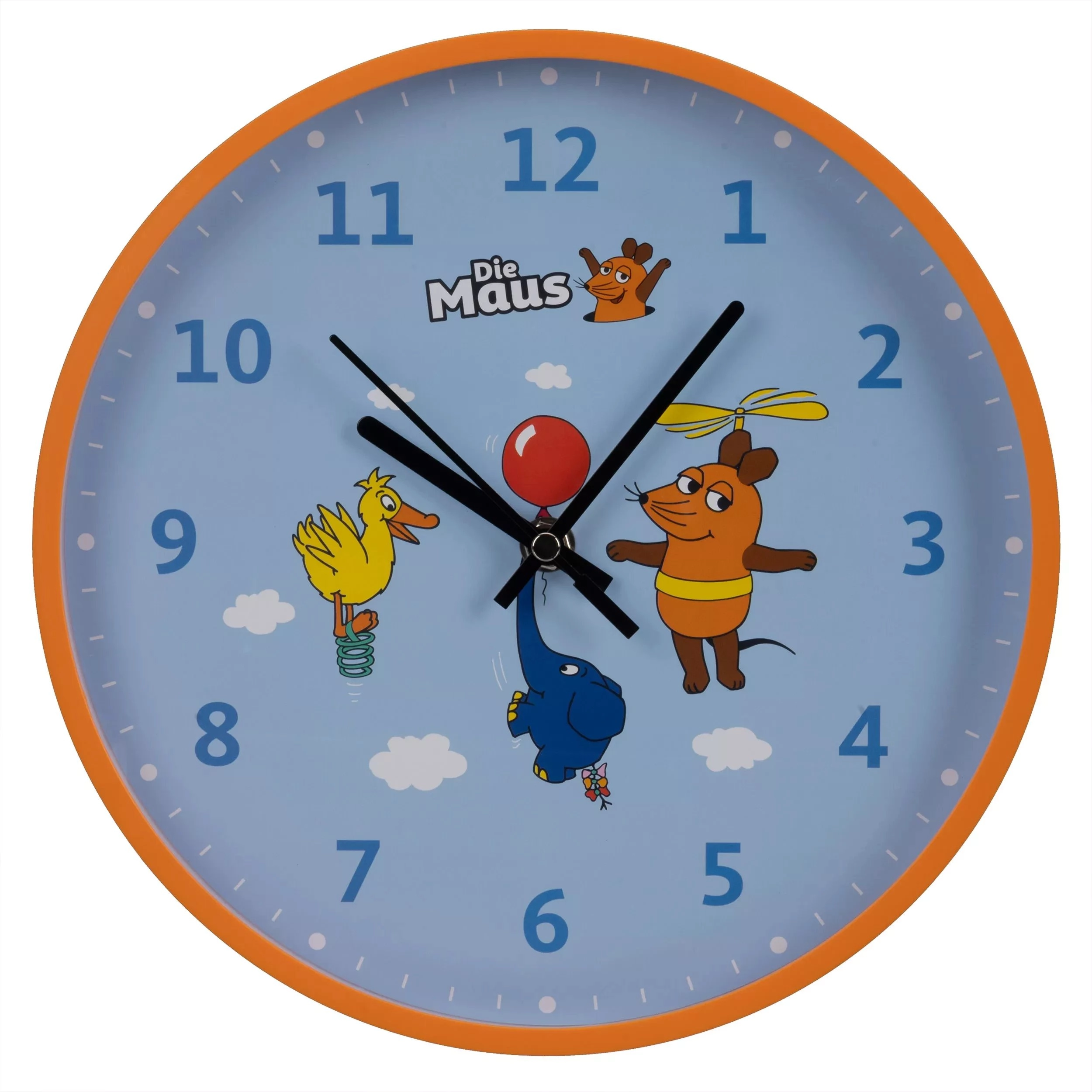 DieMaus Wall Clock for Kids Mouse