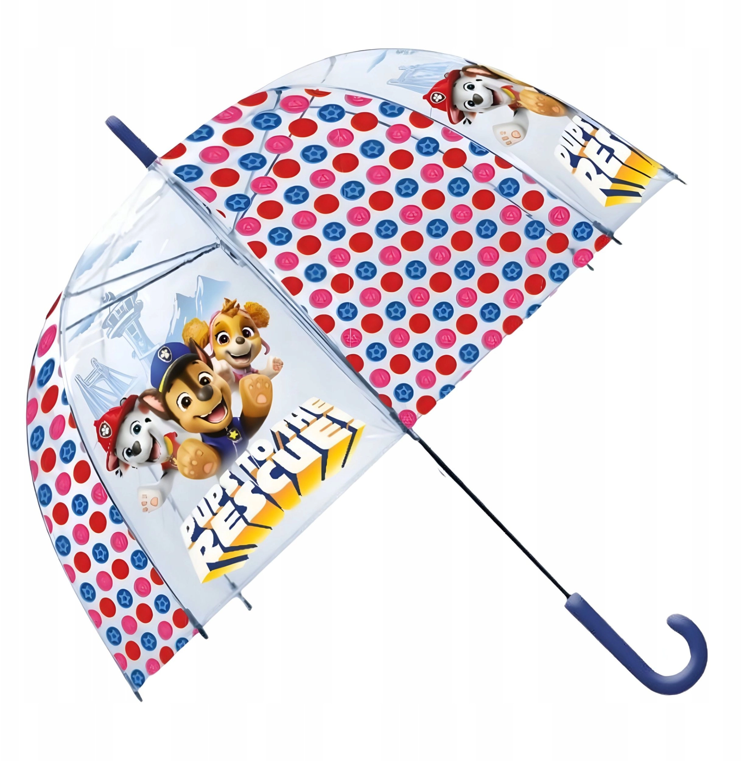 Transparent manual umbrella 46cm PAW Patrol