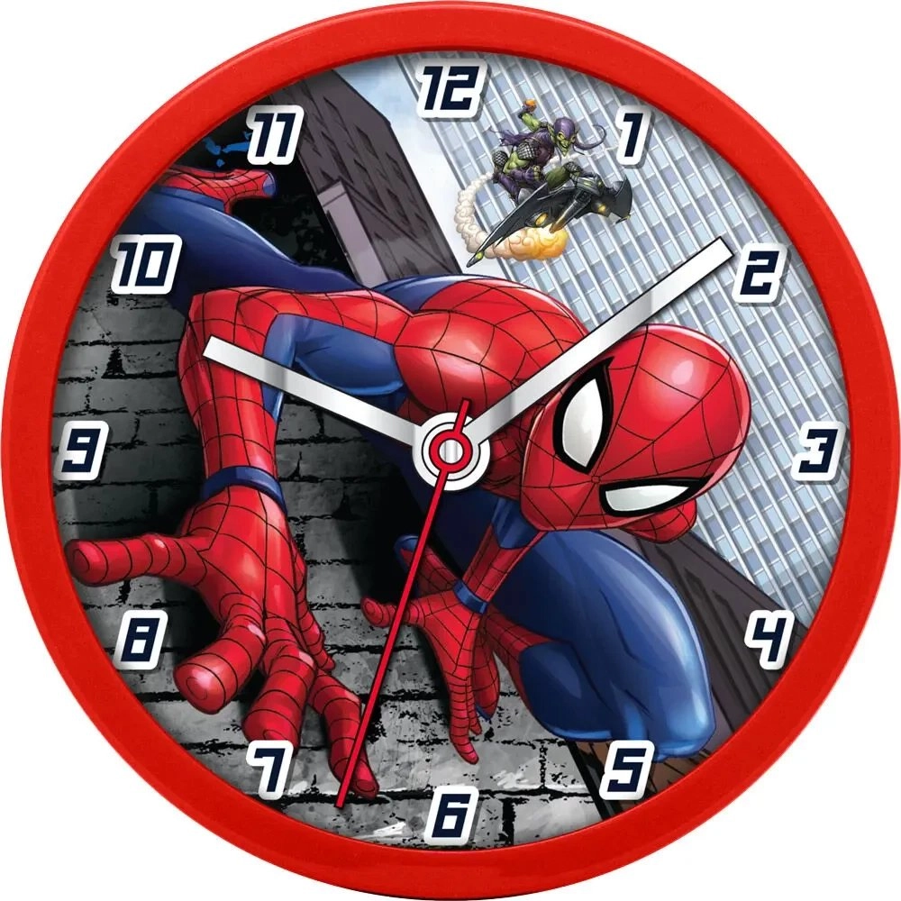 Zegar ścienny Wall clock 25cm Spiderman