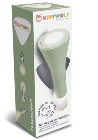 KIDYWOLF multifunctional flashlight green FLASHLIGHT-GR 4110401-0284