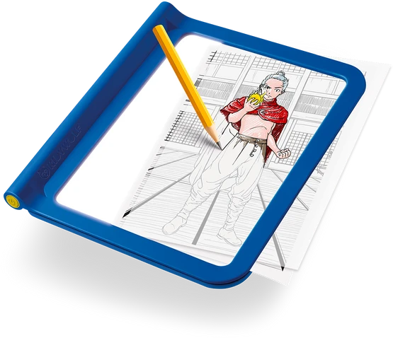 KIDYWOLF - Illuminated drawing tablet blue