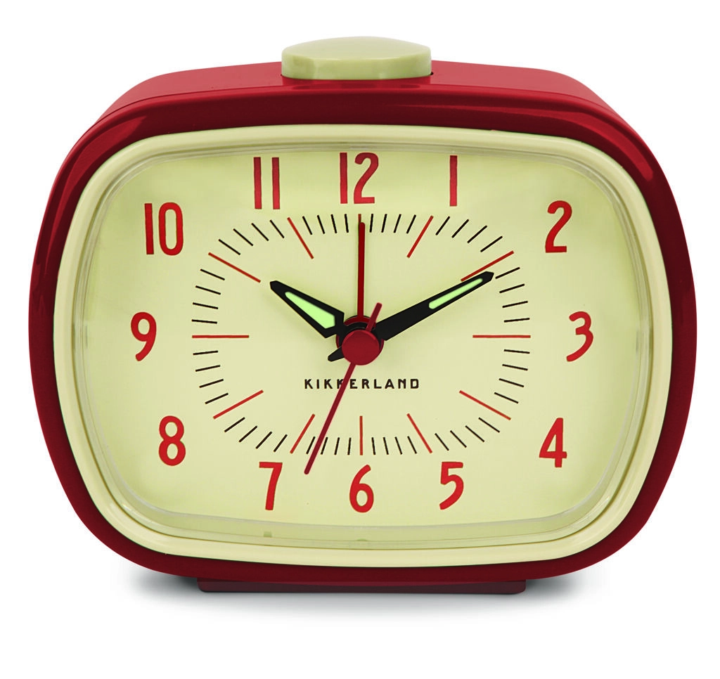 Retro Alarm Clock + Red (AC08-R-EU)