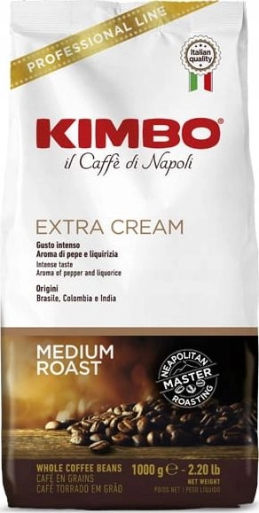 Kawa ziarnista Kimbo Extra Cream 1