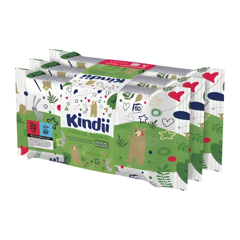 Mitro salvešu komplekts mazuļiem Kindii Natural