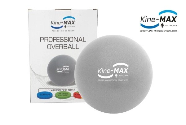 KINE-MAX Professional Overball bumba 25cm OVER-B-SIL#SV