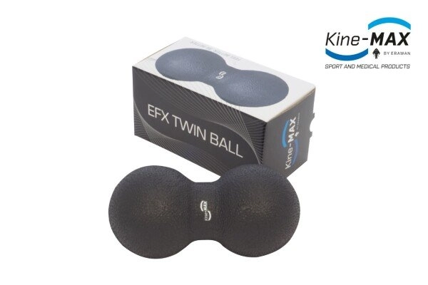 KINE-MAX EFX double massage ball black