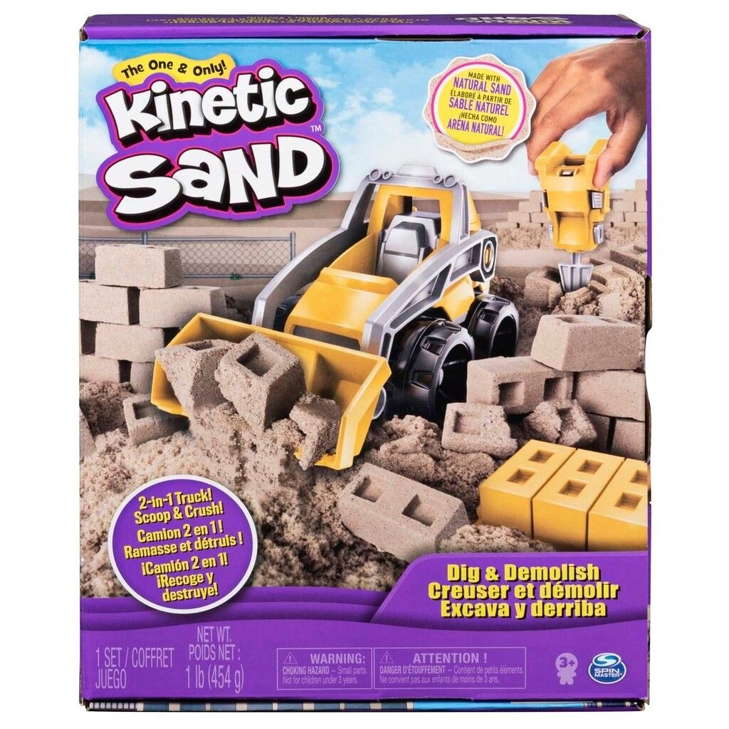 Kinetic Sand Dig N` Demolish Playset