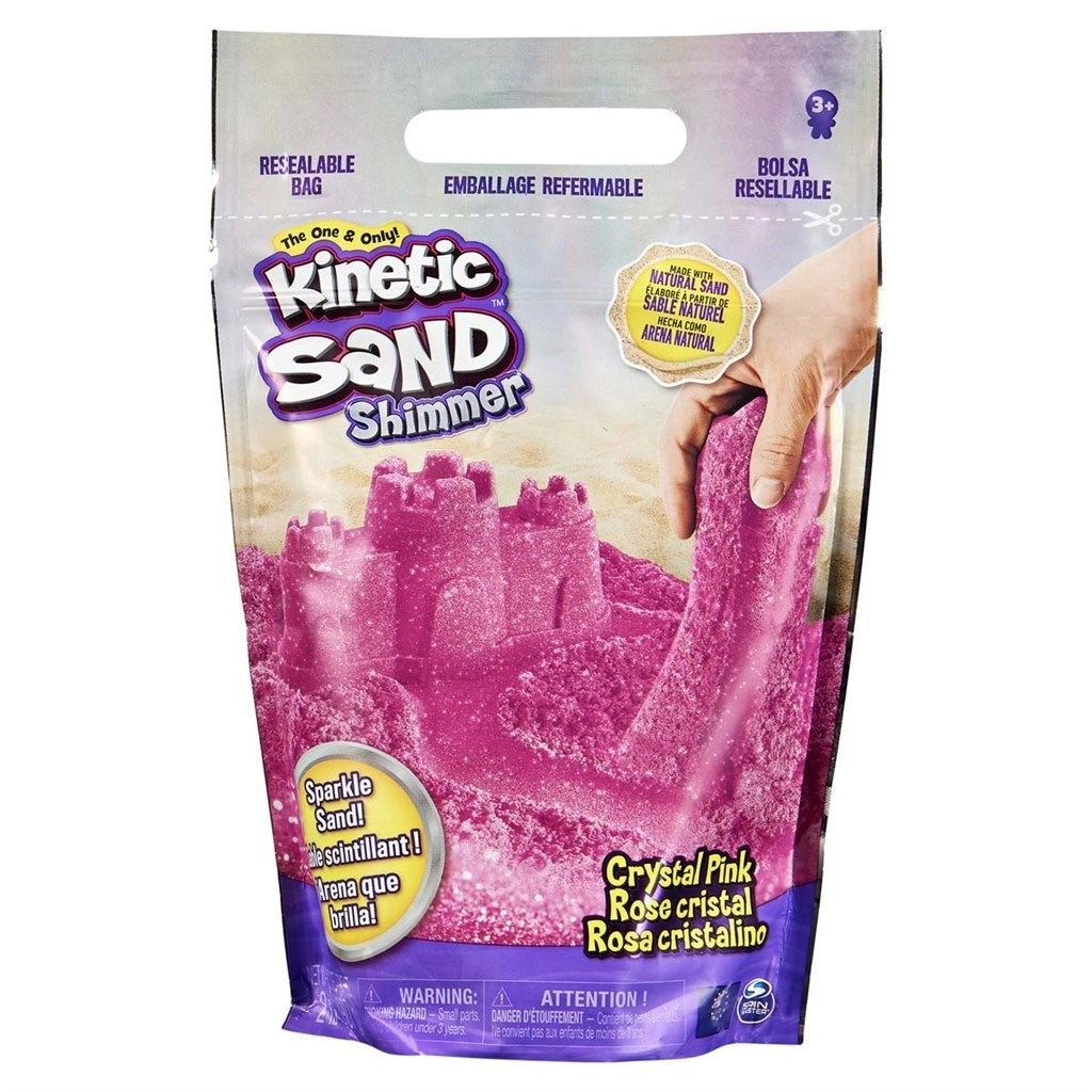 Kinetic Sand 2lbs Crystal Pink Shimmering