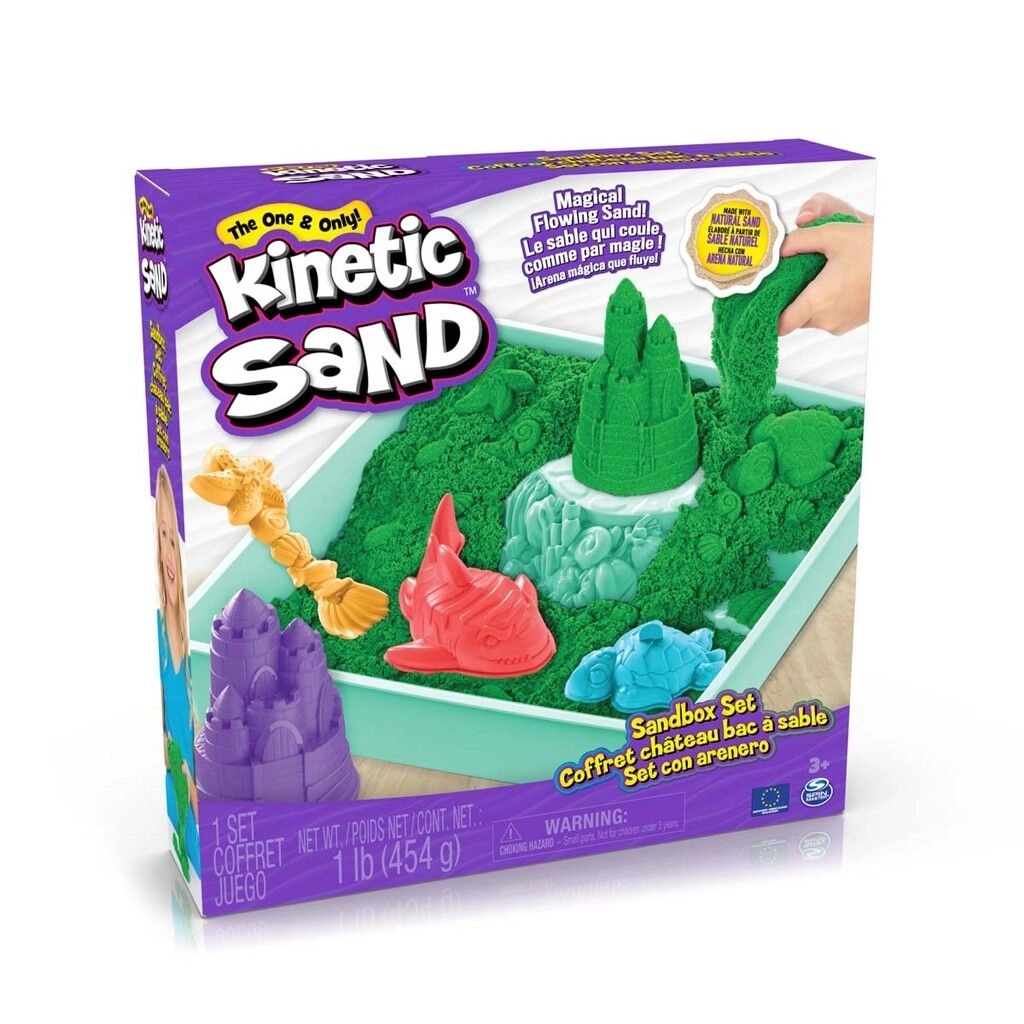 Kinetic Sand   Sandbox Set with 1lb