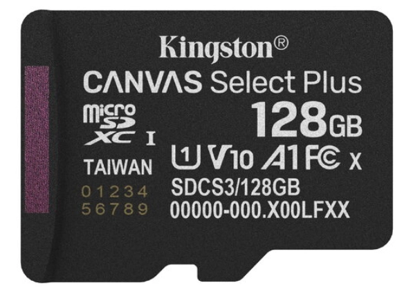 MEMORY MICRO SDXC 128GB UHS-I/SDCS3/128GBSP KINGSTON