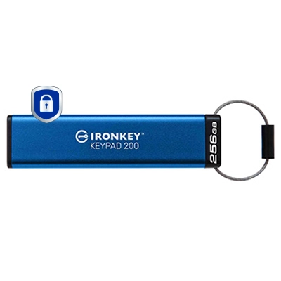 Kingston Technology IronKey 256GB Keypad 200