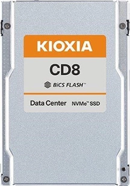 SSD disks Kioxia KIOXIA KCD8X Series - SSD - 12800 GB - iekšējais - 2,5 collu (6,4 cm) - U.2 PCIe 4.0 x4 (NVMe)