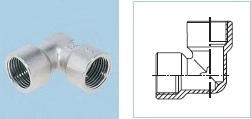 Kisan Kolano nakrętne 1/2" 30.20