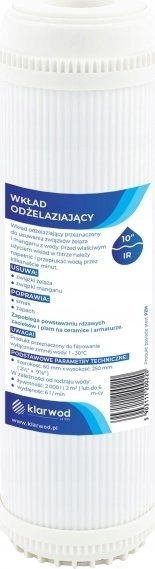 Iron removal insert 10 IR10 5903111200220