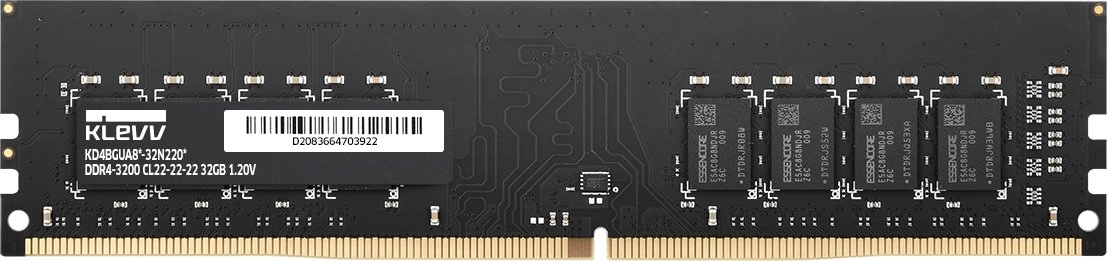 Klevv U-DIMM atmiņas modulis 32 GB 1 x 32 GB DDR4 3200 MT/s 288-pin DIMM