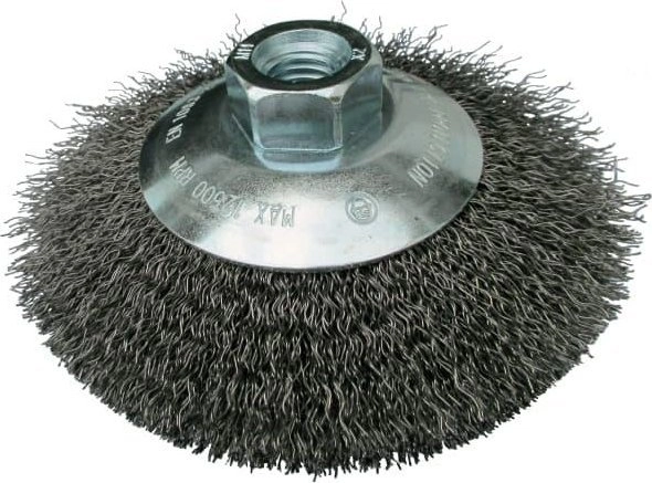 K.SZCZOTKA STOŻKOWA 125mm M14 BK600W