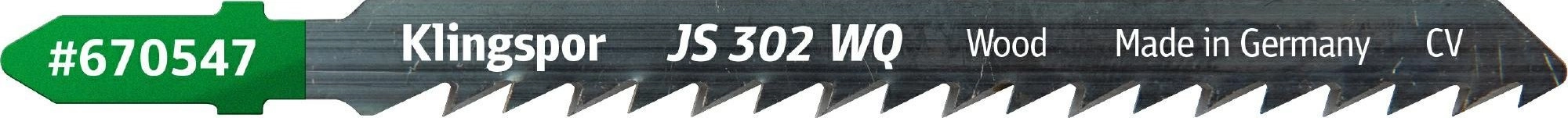 KLINGSPOR JIGSAW BLADE 100x8x1.25mm JS