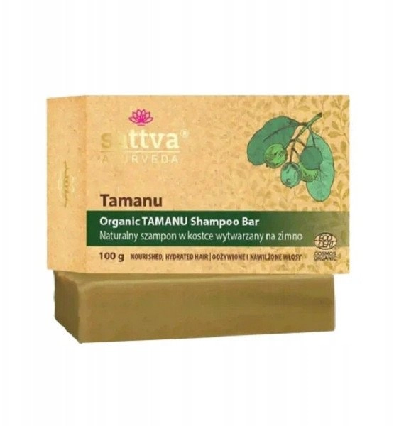 SATTVA_Organic shampoo bar Tamanu 100g 5903794189461