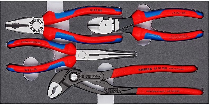 Knipex Basic 002001V15 - 4-parts set