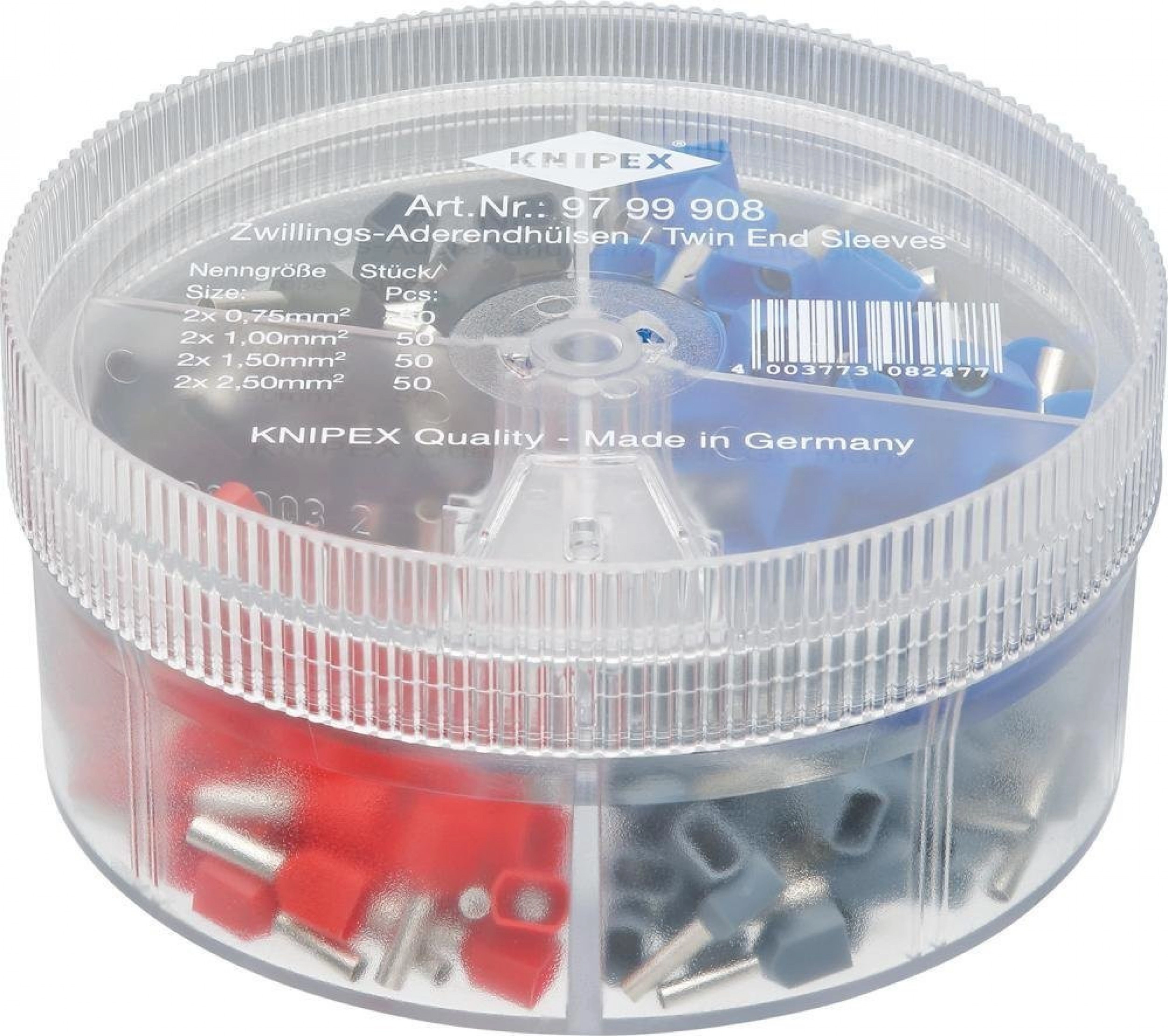 KNIPEX Sortiment isol. Zwillings-Aderendhlsen 8255420040 97