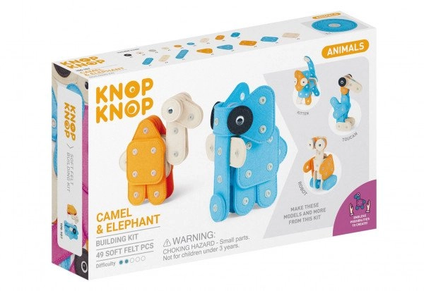 KNOP KNOP Camel and Elephant felt