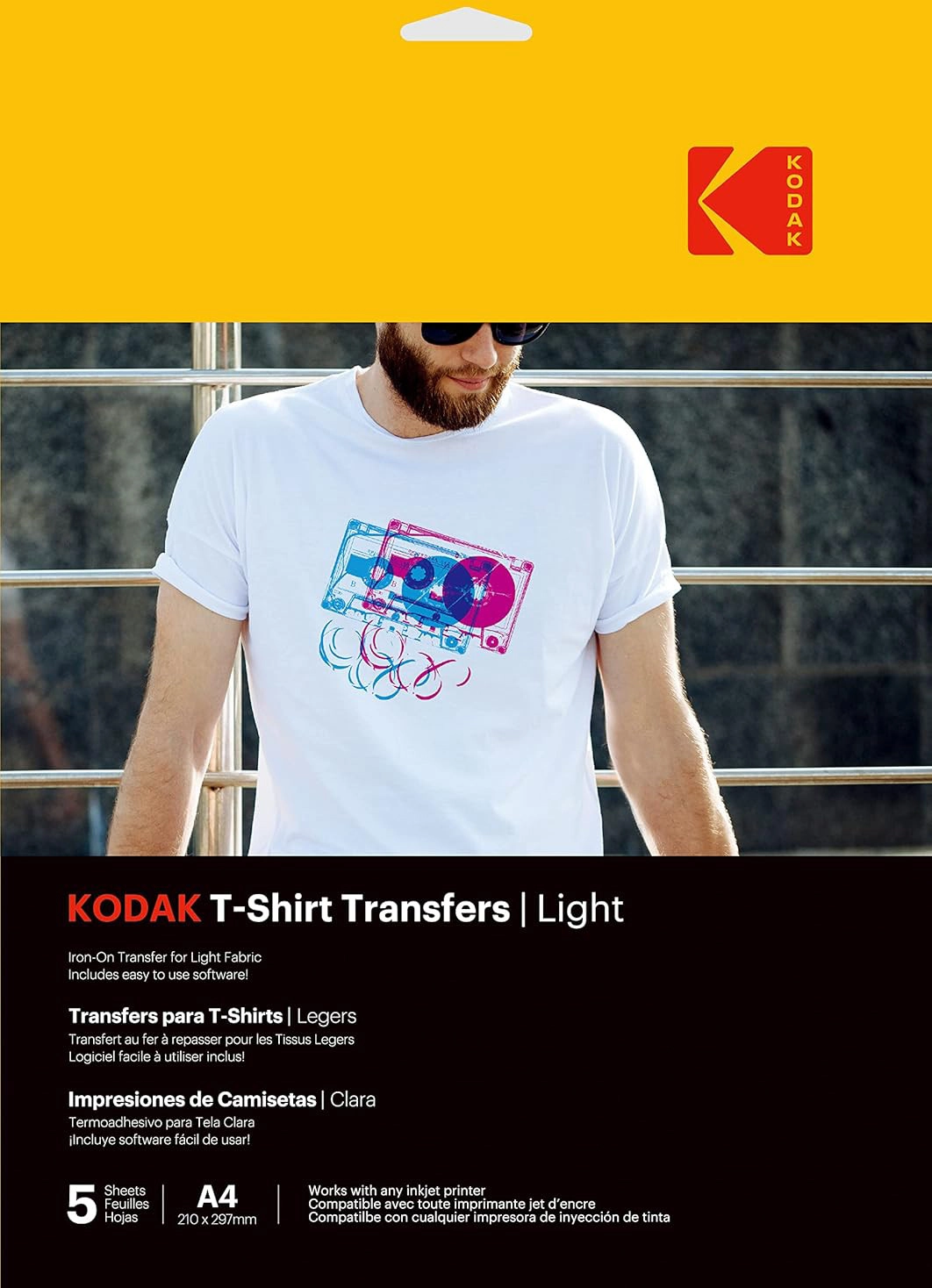 Kodak T-Shirt Transfers Light A4 5