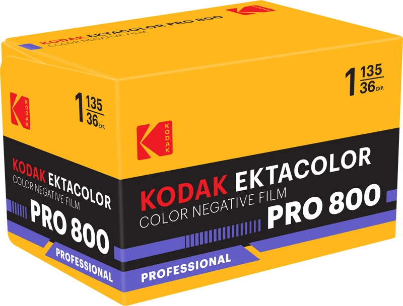 Kodak Eastman film Ektacolor Pro 800/36