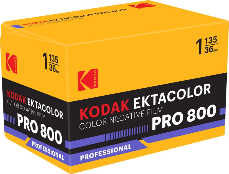 Kodak Eastman film Ektacolor Pro 800/36